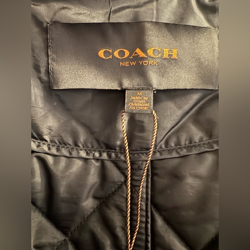 Coach Black Quilted Light Street Jacket - Picture 5 of 10